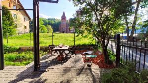 Vonkajšia záhrada v ubytovaní Apartament Pilsko 1