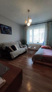 Posteľ alebo postele v izbe v ubytovaní Apartament Pilsko 1