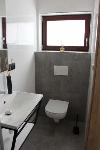 Koupelna v ubytování Apartmán Pod Hochfichtem