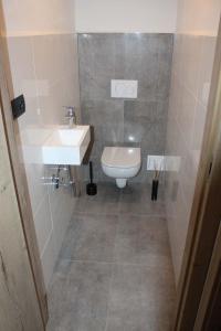 Koupelna v ubytování Apartmán Pod Hochfichtem