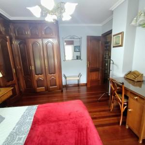 Postel nebo postele na pokoji v ubytování O Seixo 2