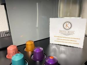 Majutusasutuses Hotel Kosel garni UG olev sertifikaat, autasu, silt või muu dokument