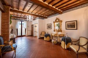 Istumisnurk majutusasutuses Hotel Vecchia Oliviera