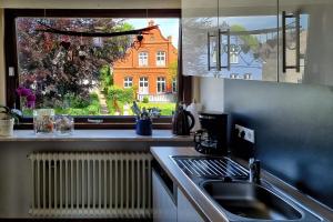 Dapur atau dapur kecil di Ferienwohnung Alte Liebe