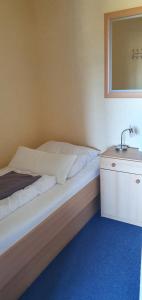 En eller flere senge i et værelse på Ferienwohnung Harz