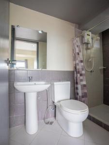 Koupelna v ubytování Casa Bel