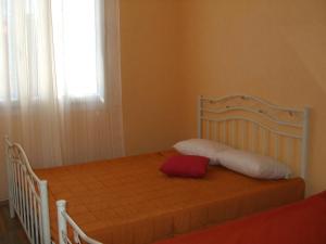 Katil atau katil-katil dalam bilik di villa plein sud 200 mètres de la plage