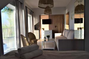 Posezení v ubytování Rewianka Apartamenty przy samej plaży