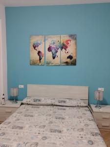 Postel nebo postele na pokoji v ubytování AL FARO