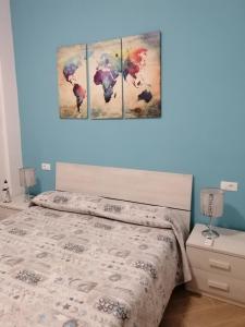 Postel nebo postele na pokoji v ubytování AL FARO