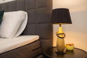Ein Sitzbereich in der Unterkunft Elenas Rooms & Apartment