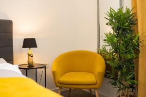 Ein Sitzbereich in der Unterkunft Elenas Rooms & Apartment