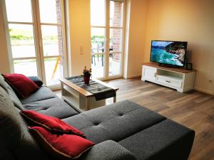 Et tv og/eller underholdning på Heskeshof Ferienwohnungen