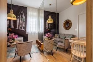 Posezení v ubytování AH Design Luxury Apartments