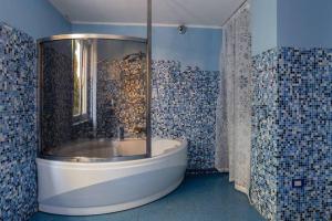 Phòng tắm tại Appartamento Fronte Mare - parcheggio privato