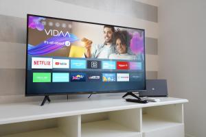 TV a/nebo společenská místnost v ubytování mansarda dolce vita