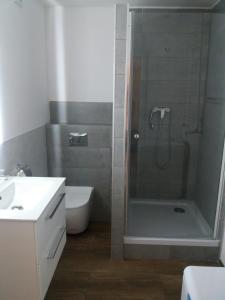 Koupelna v ubytování Apartament Thomas
