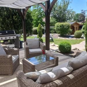 Posezení v ubytování Le Clos Gwladys