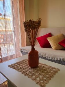 マンタ・ロータにあるDon Rodrigues Apartment - Manta Rotaの花瓶