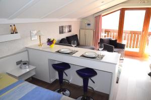 Μια τηλεόραση ή/και κέντρο ψυχαγωγίας στο Appartement im Himmelreich +16 φωτογραφίες