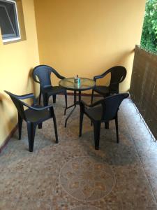 Posezení v ubytování Árkád Apartmanház Szeged