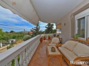Balkón nebo terasa v ubytování Villa Vangelis