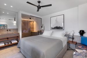 Posteľ alebo postele v izbe v ubytovaní ONOS RESIDENCE