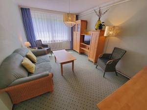 Pension Am Nationalpark的休息区