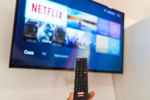 A television and/or entertainment centre at Terrazza Garibaldi