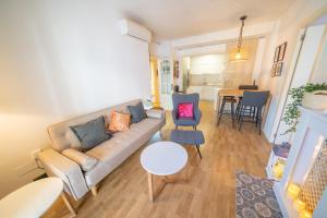 Ruang duduk di HomeHolidaysRentals Plume - Costa Barcelona