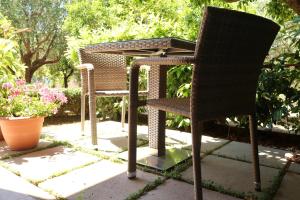 A garden outside Villa Rosada