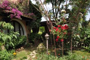 A garden outside AFFITTACAMERE SA BRATZA VACANZE