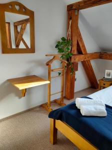 Postel nebo postele na pokoji v ubytování Casa Dávid Ferenc Ház