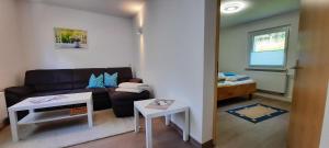 Posezení v ubytování Ferienhaus Gänseblümchen
