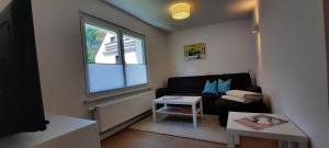 Posezení v ubytování Ferienhaus Gänseblümchen