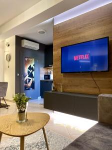 TV a/nebo společenská místnost v ubytování Bed and Breakfast Veja's
