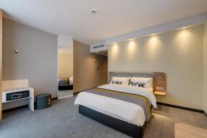 Postel nebo postele na pokoji v ubytování Holiday Inn Express - Fulda by IHG