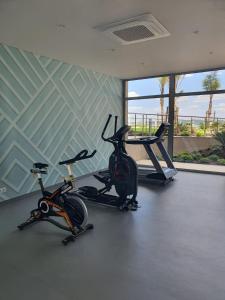 Fitness centrum a/nebo fitness zařízení v ubytování Luxury River View House