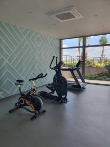 Fitnes oz. oprema za telovadbo v nastanitvi Luxury River View House