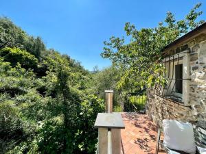 A garden outside Il frantoio di Luna - Levanto, 5 Terre