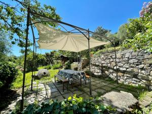 A garden outside Il frantoio di Luna - Levanto, 5 Terre