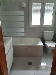 Koupelna v ubytování Hotel La Quinta