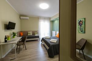 TV a/nebo společenská místnost v ubytování Bacco e Barocco