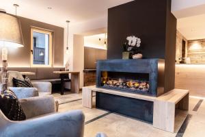 Posezení v ubytování Appartement- und Wellnesshotel Winkler