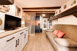 Χώρος καθιστικού στο Le Cocooning - Small studio of 20 square meter in the heart of Annecy
