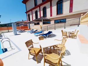 Balkón alebo terasa v ubytovaní Hotel Sierra de Ubrique