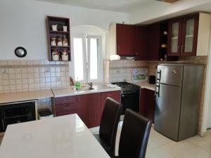 Kuchyň nebo kuchyňský kout v ubytování Apartments Mladenka