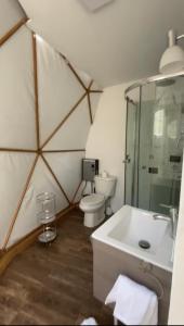 Koupelna v ubytování COSMOS GLAMPING ARTEAGA