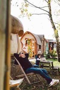 Zahrada ubytování Glamping Rajska vas