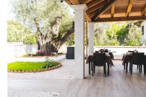 Zahrada ubytování B&B Gonare